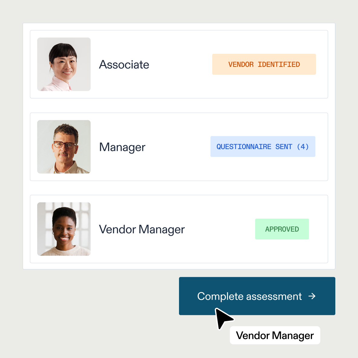Streamline vendor evaluation